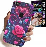 ETUI DO HUAWEI P10 LITE - SERCE, RÓŻA, NASTOLETNIE CASE + SZKŁO