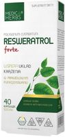 MEDICA HERBS RESWERATROL FORTE Rdestowiec Japoński Zdrowa skóra 40kaps.
