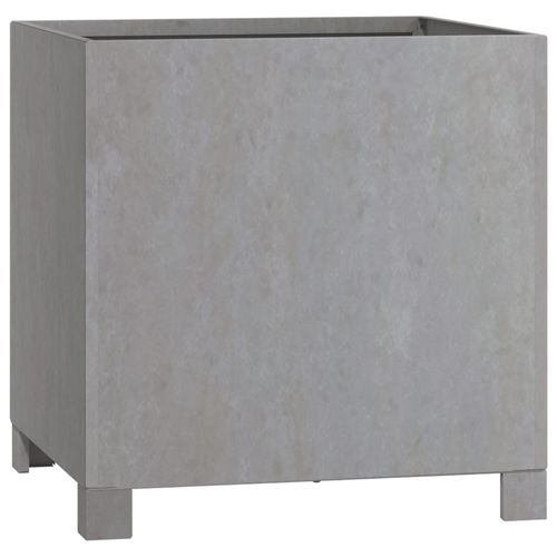 Donice na nóżkach, 2 szt., rdzawe 42x40x43 cm, stal kortenowska na Arena.pl