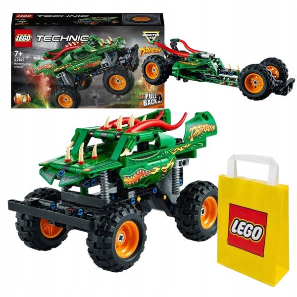 LEGO Technic Monster Jam Dragon Napęd PullBack 2w1 42149 zdjęcie 1