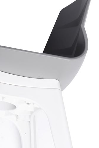 Krzesło leaf szare, podst. biała na Arena.pl