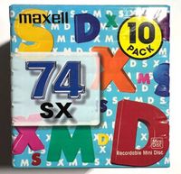 10 MiniDisc Maxell SX MD Mini Disc MD 74 minuty 10szt Japan