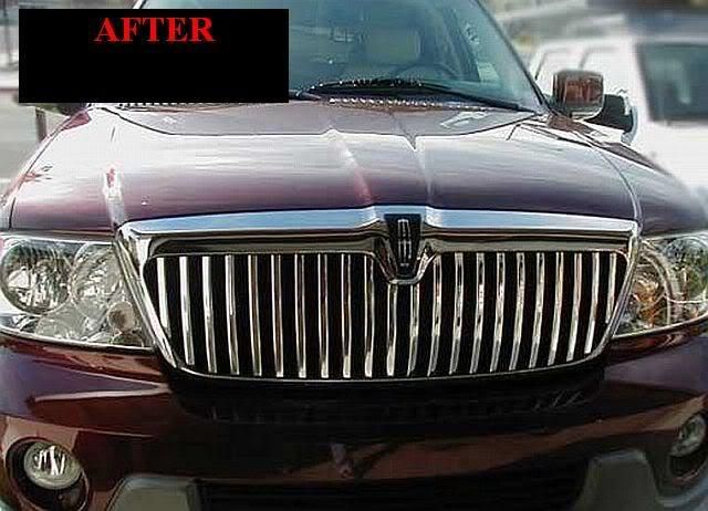 2003-2006 LINCOLN NAVIGATOR - LIstwy chrom grill chromowane na atrapę zdjęcie 3