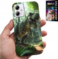 ETUI DO MOTOROLA MOTO G14 - DINO DINOZAUR TYRANOZAUR CASE + SZKŁO