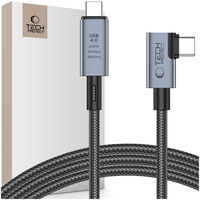 tech-protect ultraboost max l usb 4.0 8k 40gbps type-c cable pd240w