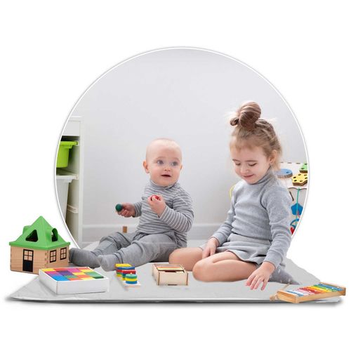 Namiot domek dla dzieci z lampką Nukido - szary na Arena.pl