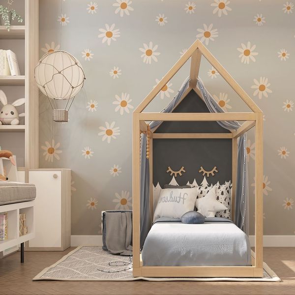 Tapeta Stokrotki W84 250 cm płótno zdjęcie 3