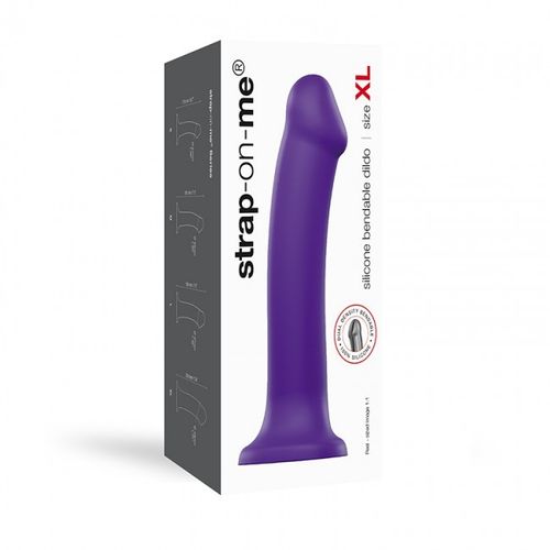 Silicone Bendable Dildo Double Density Purple XL na Arena.pl