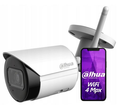 Kamera IP Dahua 4Mpx WiFi Zewnętrzna z Mikrofonem Slot microSD na Arena.pl