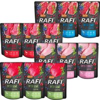 Dolina Noteci Rafi karma dla psów Mix smaków 300 g x 12 sztuk