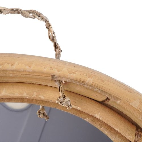 Lustro ścienne rattanowe okrągłe 30 cm na Arena.pl