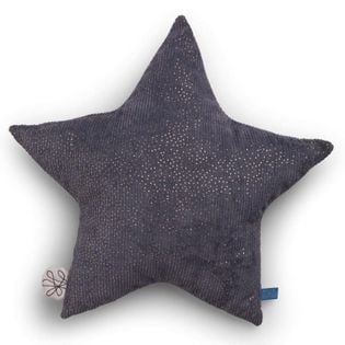 Picca LouLou - Poduszka dekoracyjna Sparkle Star GREY 25 cm