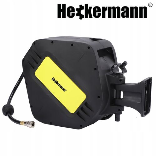 WĄŻ PNEUMATYCZNY ZWIJAK AUTOMATYCZNIE ZWIJANY DO KOMPRESORA BĘBEN 20m + 2m na Arena.pl