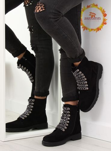Botki workery czarne 061-27-1 BLACK - 36 na Arena.pl