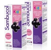 Sambucol Kids czarny bez, syrop na odporność 120 ml x2