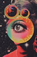 Plakat 53x81cm Oko w Kosmosie