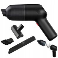 TRACER ODKURZACZ SAMOCHODOWY BEZPRZEWODOWY FILTR HEPA 3 WYMIENNE KOŃCÓWKI