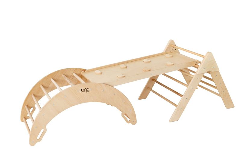 domowy plac zabaw Moon Max drewno zdjęcie 1