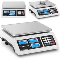waga sklepowa handlowa licząca lcd rs232 15000 g / 0.2 g