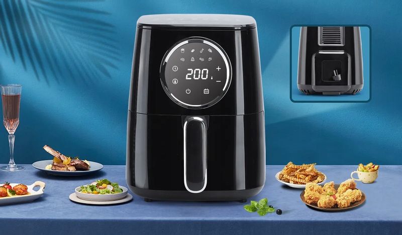 Frytkownica Beztłuszczowa Air Fryer 4.2L Moc 1400W Okno Podglądowe zdjęcie 10