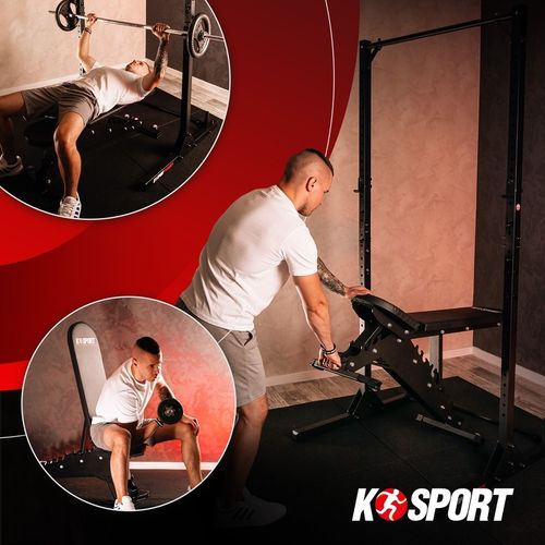 Ławka treningowa do cwiczen ławeczka regulowana składana skośna pod SZTANGĘ na Arena.pl