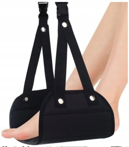 PODNÓŻEK PODRÓŻNY DO SAMOLOTU PRZENOŚNY SKŁADANY WISZĄCY MINI HAMAK NA NOGI na Arena.pl