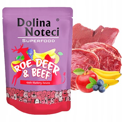 DOLINA NOTECI SUPERFOOD Karma mokra dla psa MIX Smaków 12 x 300g bezzbożowa na Arena.pl