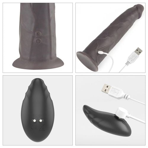 9.0'' dual layered platinum silicone rotator na Arena.pl