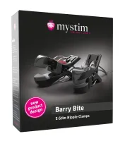 mystim barry bite zaciski do elektrostymulacji z pozłacanymi końcowkami