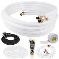 ZESTAW DO SAMODZIELNEGO MONTAŻU KLIMATYZACJI do 3,5 kW Rura Miedziana 3 m