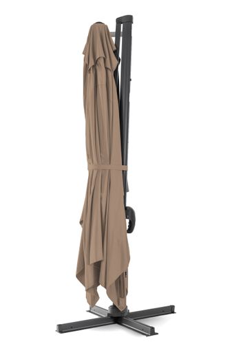 Parasol OGRODOWY TAPAS 296 x 296cm Atracyt/brąz na Arena.pl