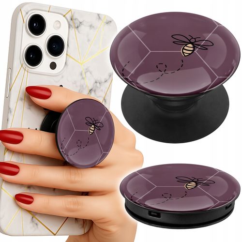 Uchwyt do telefonu Popsocket na palce/stojak PSZCZOŁA MODNE WZORY na Arena.pl