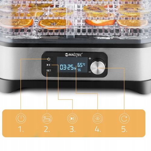 Suszarka Spożywcza PerfectDRY 450W Grzybów Owoców Warzyw Ziół Żywności na Arena.pl