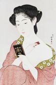 Plakat 40x60cm Woman 2, Hashiguchi Japoński Vintage