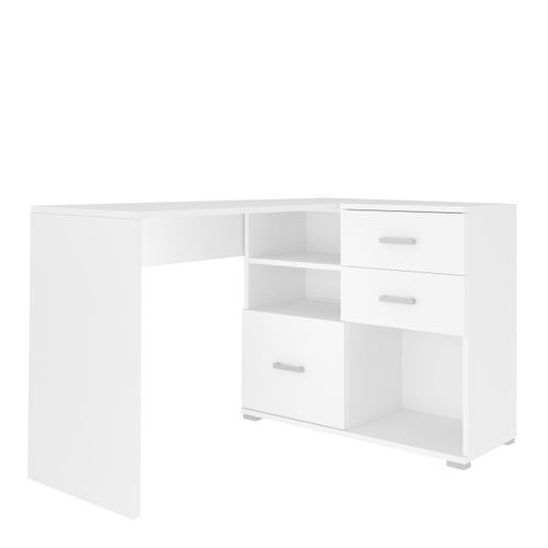 Biurko narożne ABS N4 białe na Arena.pl