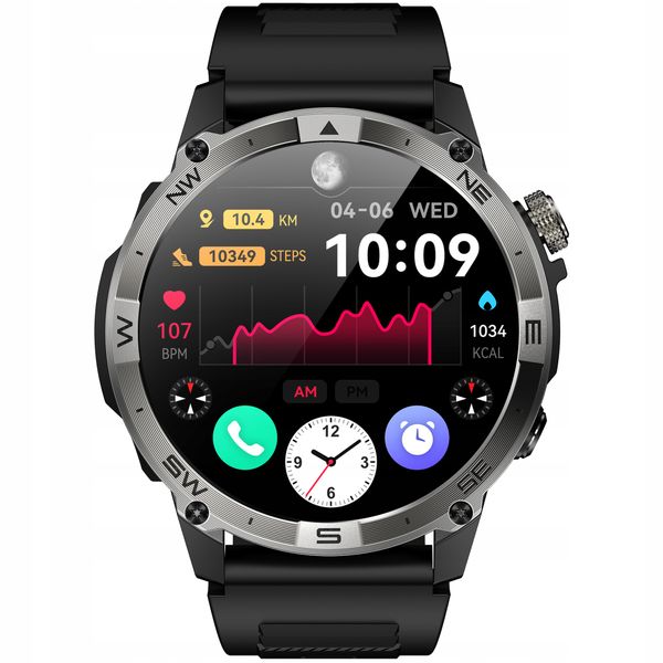 Smartwatch Wenom Explorer czarny zdjęcie 9