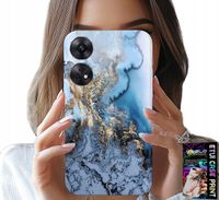 ETUI DO OPPO RENO8 T 4G - MARMUREK MARMURKI DAMSKIE WZORY +SZKŁO