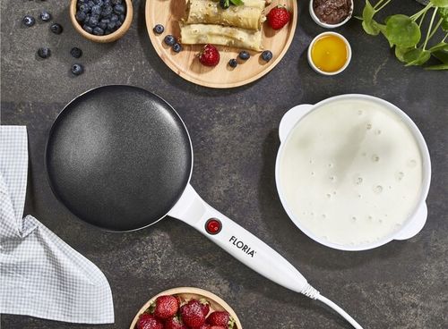 NALEŚNIKARKA ELEKTRYCZNA FLORIA BIAŁA 20CM 700W na Arena.pl