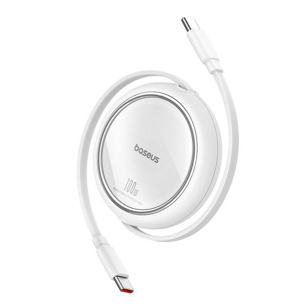Kabel USB-C do USB-C Baseus Free2Draw, PD, 100W, 1m (biały) zdjęcie 1