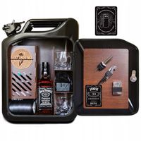 Kanister Barek + 2 szklanki zapalniczka i kamienie