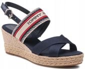 BUTY NA KOTURNIE TOMMY HILFIGER DAMSKIE SANDAŁY 39