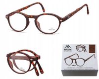 SKŁADANE Okulary do Czytania Damskie Męskie PLUSY do BLIŻY + GRATISY