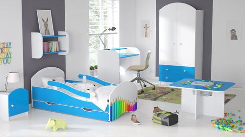 011 Stolik dziecięcy biało-niebieski na Arena.pl