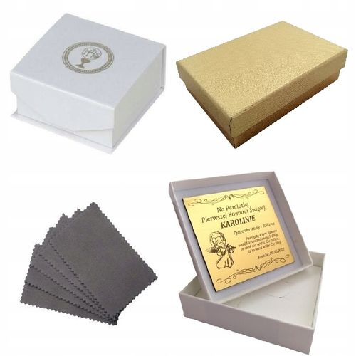 ZŁOTY ŁAŃCUSZEK I MEDALIK MATKA BOSKA CZĘSTOCHOWSKA DLA CHŁOPCA NA KOMUNIĘ na Arena.pl