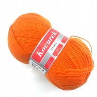 Włóczka Kocurek kolor oranż nr.43-2215
