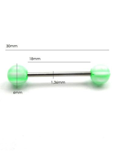 Męski piercing kolczyk do języka Estilo Sabroso Es01377 na Arena.pl