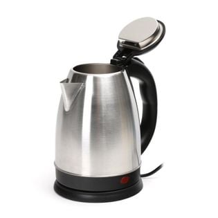 OMEGA ELECTRIC KETTLE 1500W STAINLESS STEEL BRUSHED FINISH INOX [ 45189 ]
