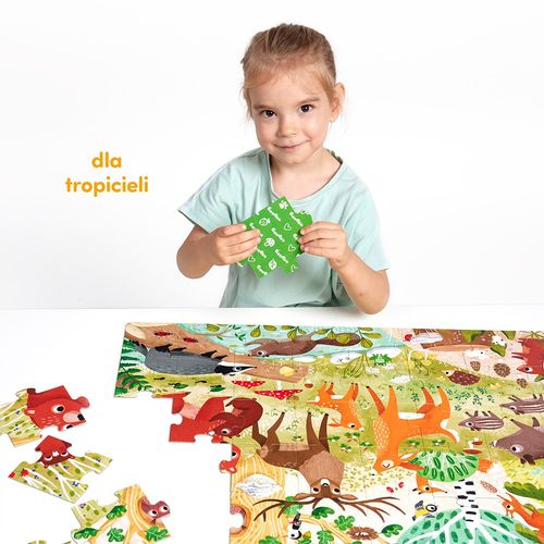 Puzzle Dzikie Puzzle - Las 40 Elementów na Arena.pl