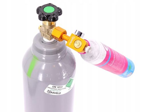 Zestaw do nabijania butli SodaStream – przetoczka + butla CO2 6KG na Arena.pl