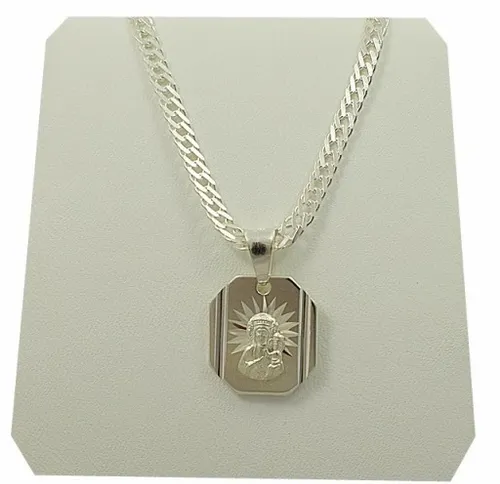 Łańcuszek Srebrny Rombo 3,00 mm z Medalikiem pr 925 Grawer Gratis na Arena.pl